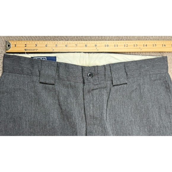 Polo by Ralph Lauren Men's Made In USA Gray Dress Pants Size 33x30 (32x29) - Picture 7 of 11